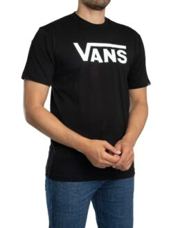 Vans Classic Logo T-Shirt - Black/White -Standout Store 21612b