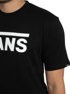 Vans Classic Logo T-Shirt - Black/White -Standout Store 21612d