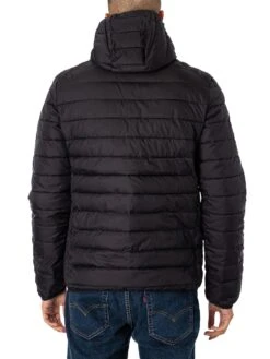 Ellesse Lombardy Padded Jacket - Anthracite 4 Ellesse Lombardy Padded Jacket - Anthracite -Standout Store 27331c 1