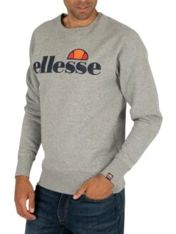 Ellesse SL Succiso Sweatshirt - Grey Marl -Standout Store 34364b 2