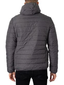 Ellesse Lombardy Padded Jacket - Dark Grey Marl -Standout Store 36597c 1