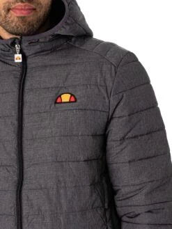 Ellesse Lombardy Padded Jacket - Dark Grey Marl -Standout Store 36597d 1