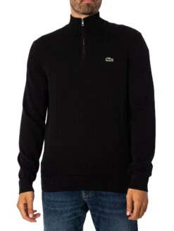 Lacoste Zip Knit - Black