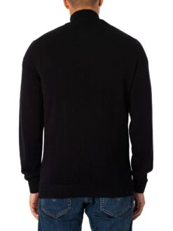 Lacoste Zip Knit - Black 4 Lacoste Zip Knit - Black -Standout Store 37685c 1