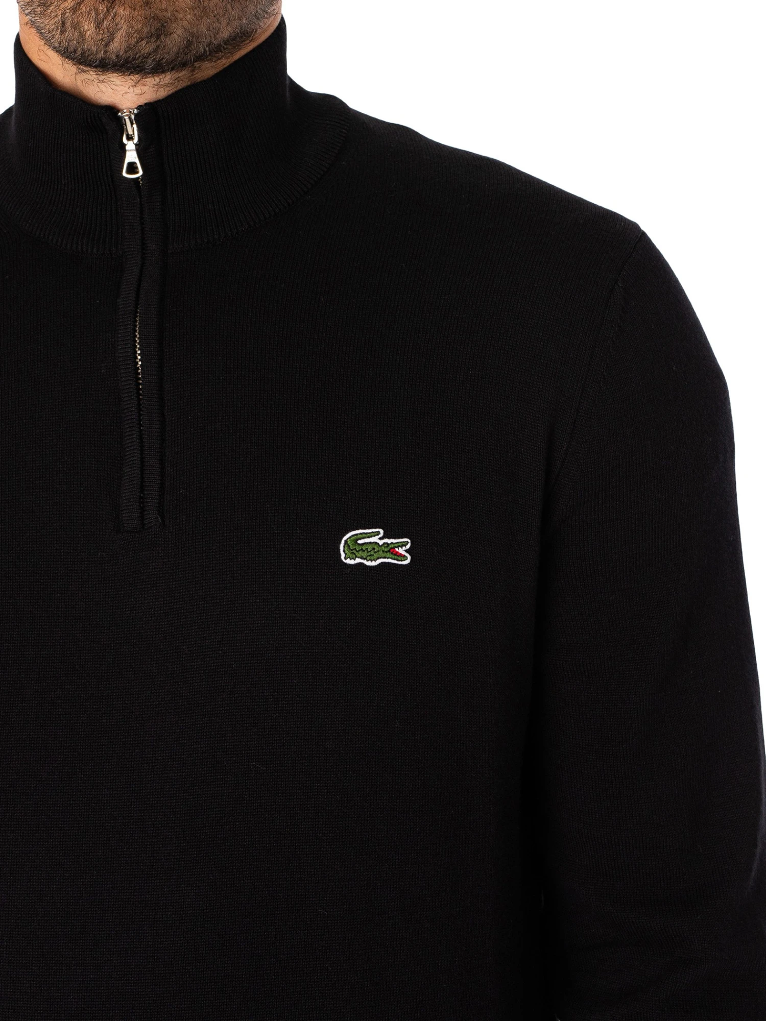 Lacoste Zip Knit - Black Lacoste Zip Knit - Black -Standout Store 37685d 1
