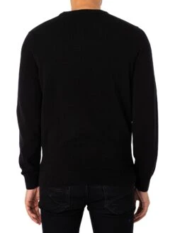 Lacoste Logo Knit - Black -Standout Store 37828c 1