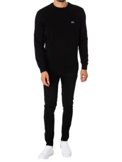 Lacoste Logo Knit - Black -Standout Store 37828e 1