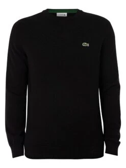 Lacoste Logo Knit - Black -Standout Store 37828f 1