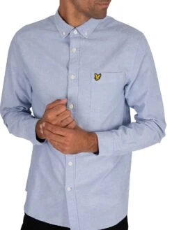 Lyle & Scott Oxford Chest Pocket Shirt - Riviera 5 Lyle & Scott Oxford Chest Pocket Shirt - Riviera -Standout Store 37866d
