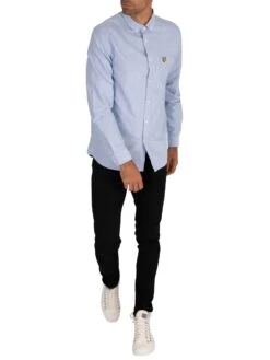 Lyle & Scott Oxford Chest Pocket Shirt - Riviera 6 Lyle & Scott Oxford Chest Pocket Shirt - Riviera -Standout Store 37866e