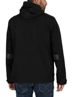 Lyle & Scott Hooded Jacket - Jet Black -Standout Store 39020c 1