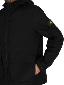 Lyle & Scott Hooded Jacket - Jet Black -Standout Store 39020d 1