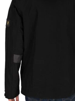 Lyle & Scott Hooded Jacket - Jet Black -Standout Store 39020f 1