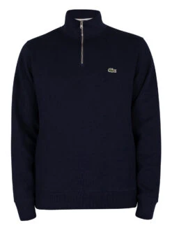 Lacoste Zip Collar Sweatshirt - Blue Marine -Standout Store 39144f