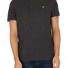 Lyle & Scott Plain Organic Cotton T-Shirt - Charcoal Marl -Standout Store 39715a