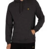Lyle & Scott Logo Pullover Hoodie - Charcoal Marl -Standout Store 40635a