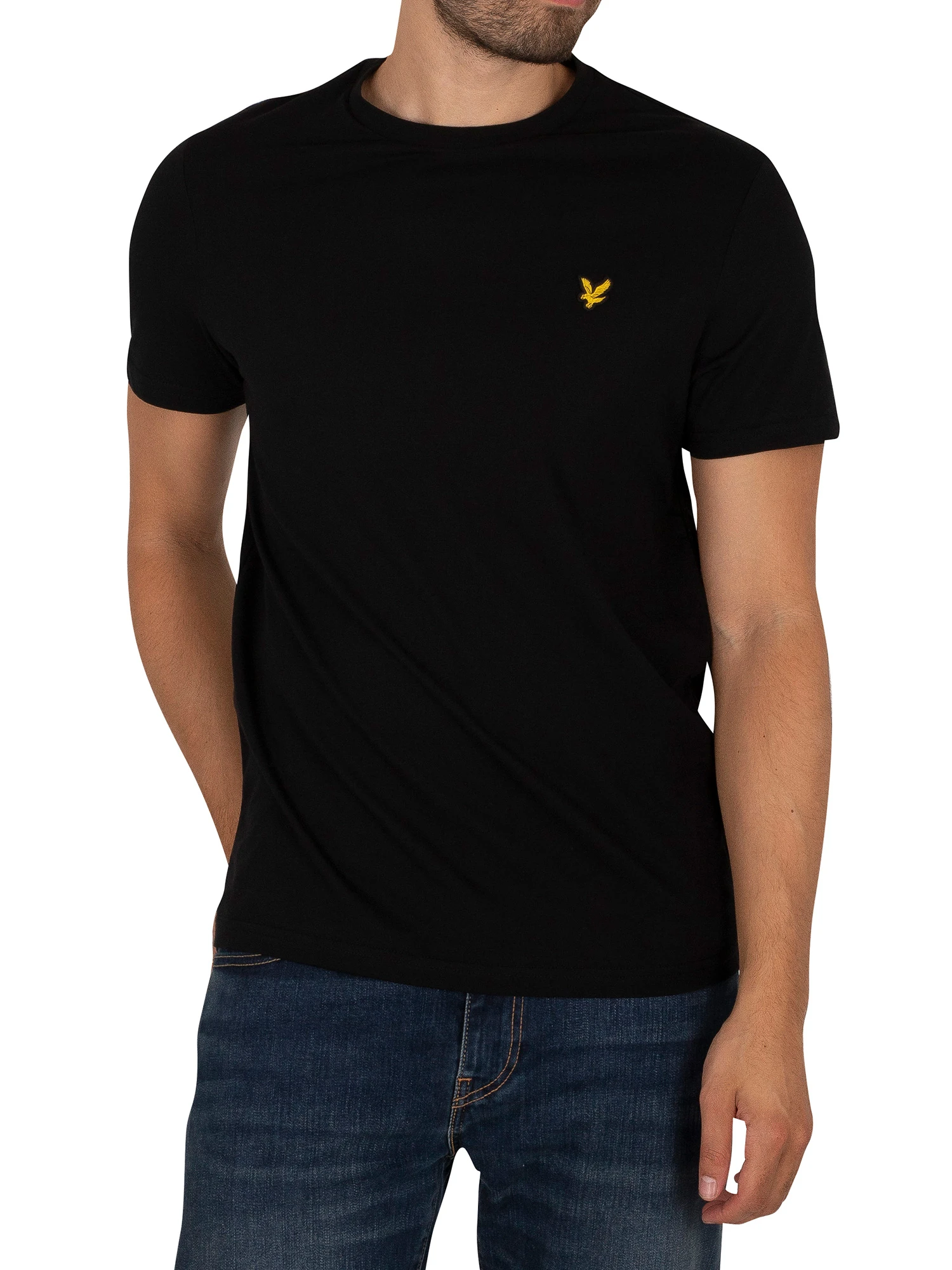 Lyle & Scott Plain Organic Cotton T-Shirt - Jet Black Lyle & Scott Plain Organic Cotton T-Shirt - Jet Black -Standout Store 40644b