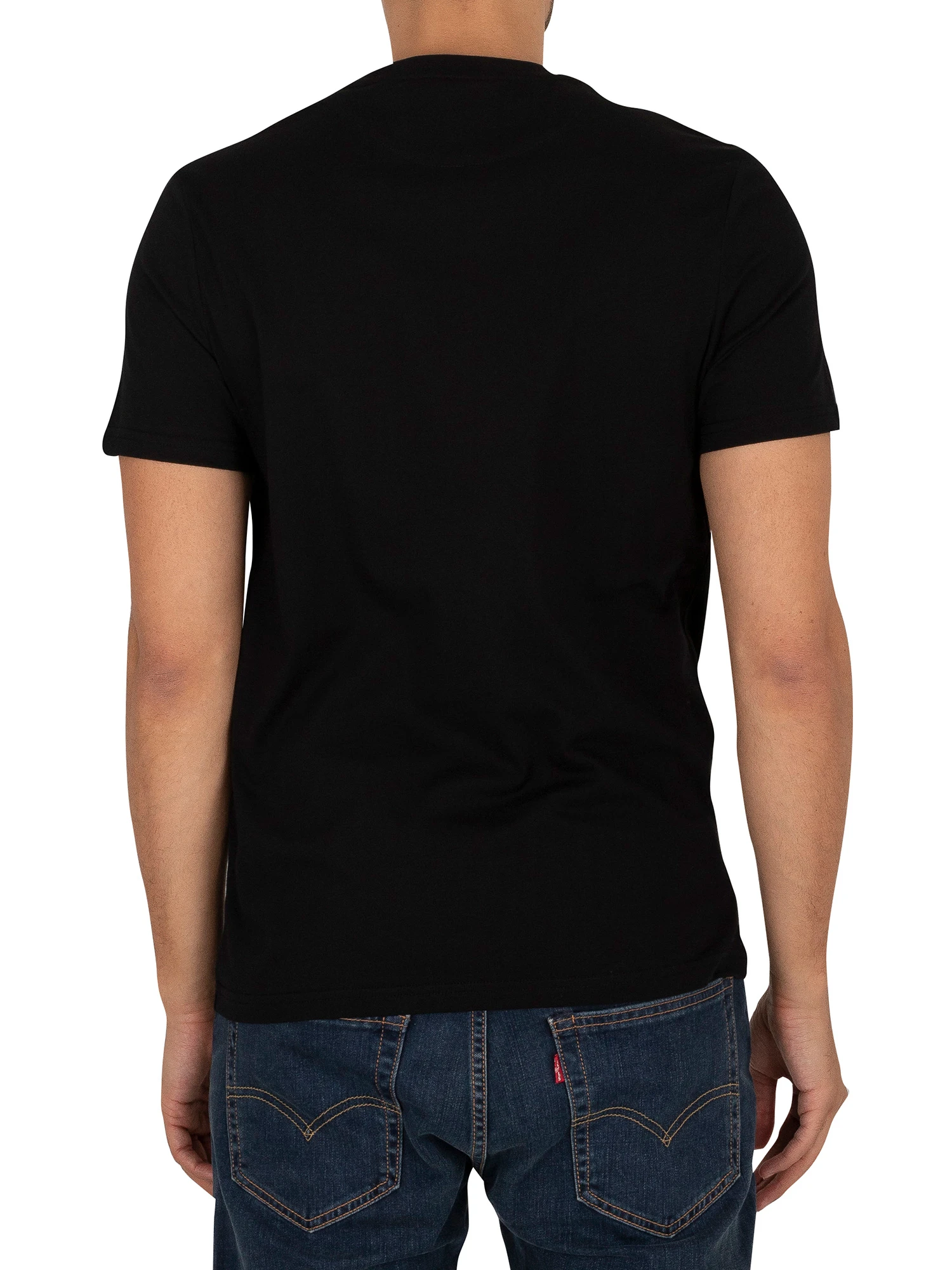 Lyle & Scott Plain Organic Cotton T-Shirt - Jet Black Lyle & Scott Plain Organic Cotton T-Shirt - Jet Black -Standout Store 40644c