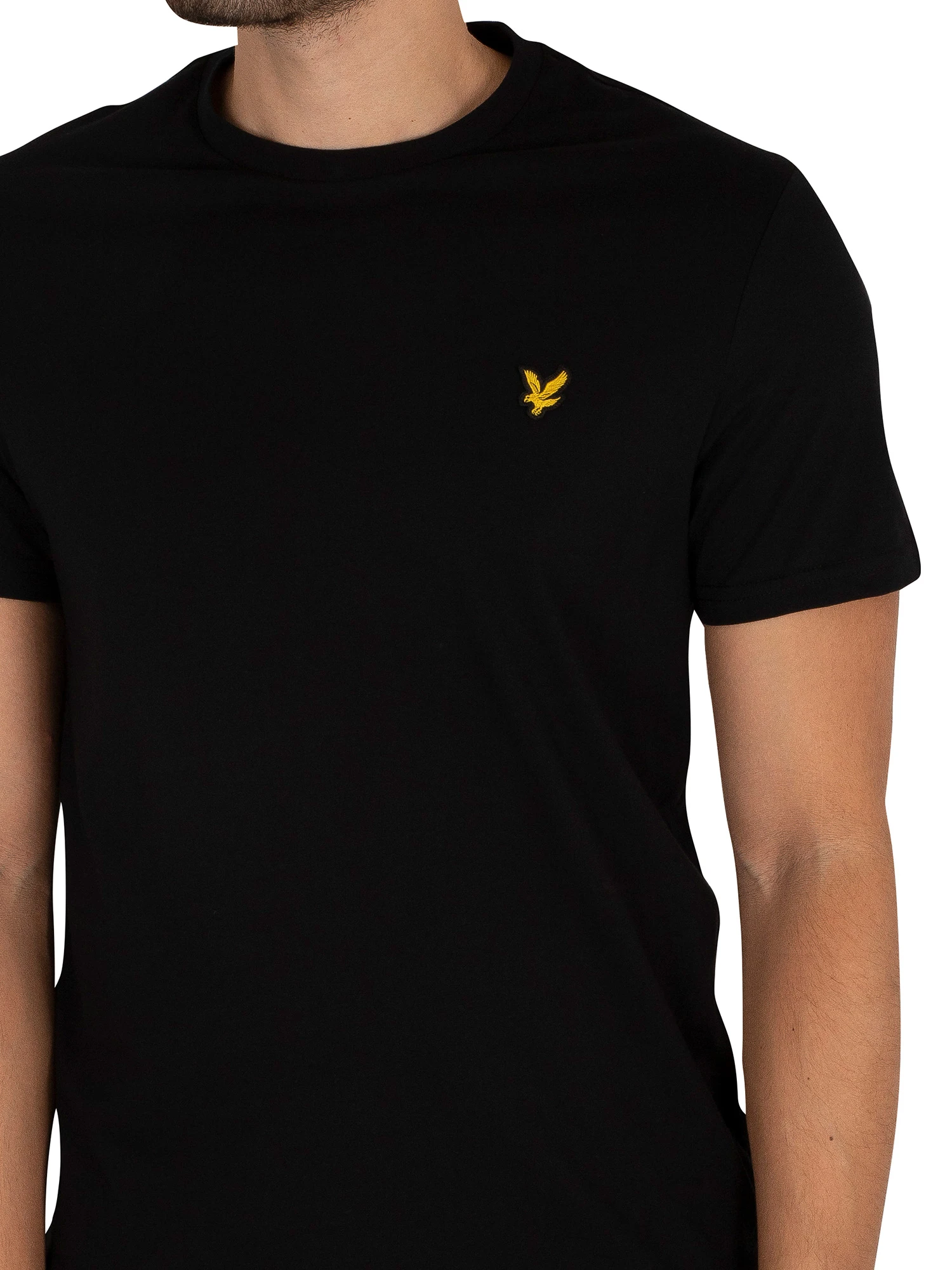 Lyle & Scott Plain Organic Cotton T-Shirt - Jet Black Lyle & Scott Plain Organic Cotton T-Shirt - Jet Black -Standout Store 40644d