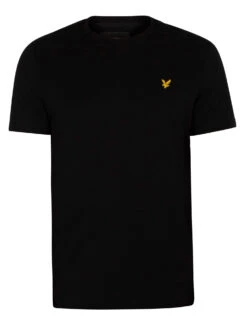 Lyle & Scott Plain Organic Cotton T-Shirt - Jet Black 6 Lyle & Scott Plain Organic Cotton T-Shirt - Jet Black -Standout Store 40644e