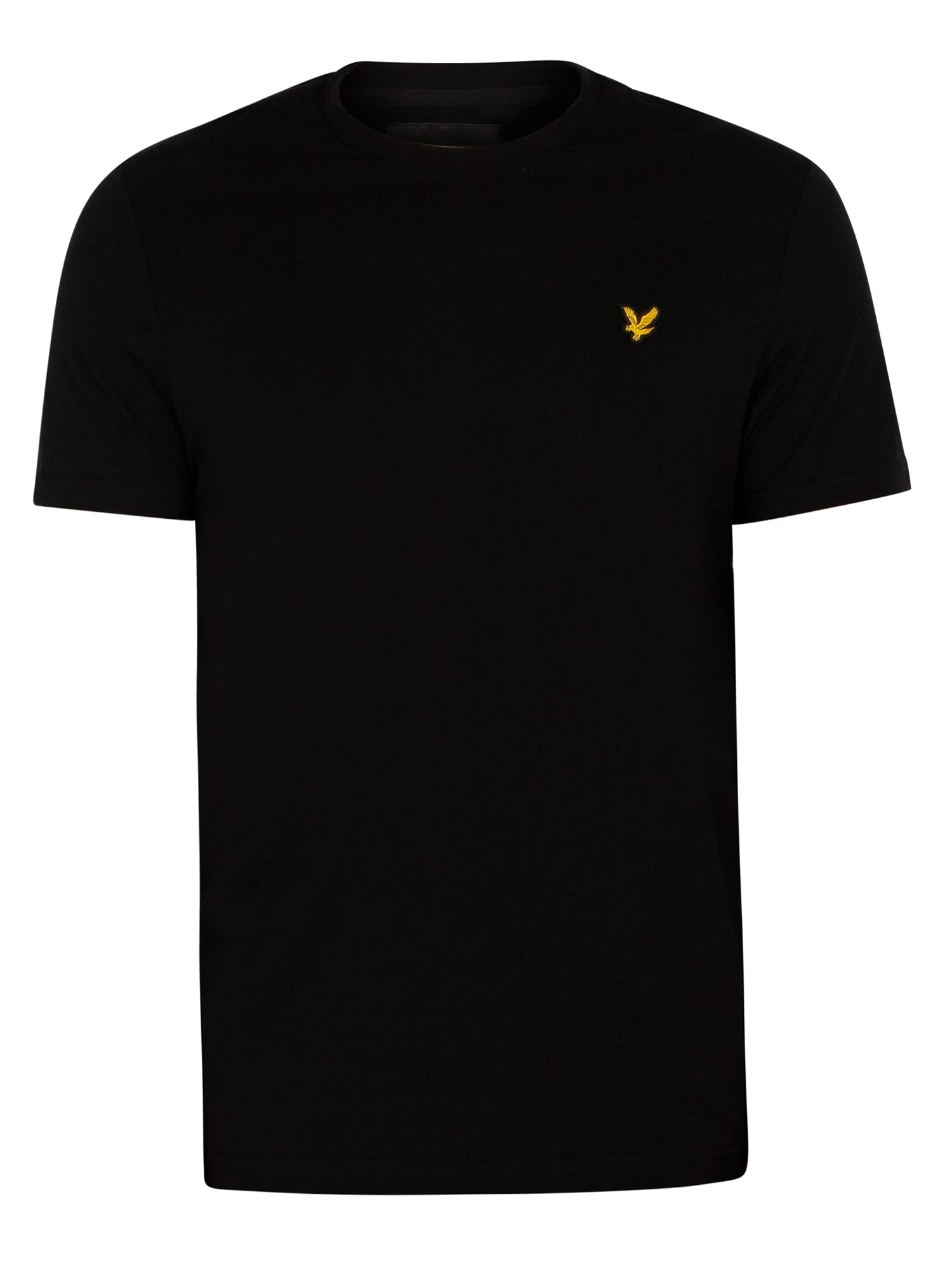 Lyle & Scott Plain Organic Cotton T-Shirt - Jet Black Lyle & Scott Plain Organic Cotton T-Shirt - Jet Black -Standout Store 40644e