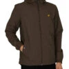 Lyle & Scott Zip Through Hooded Jacket - Olive