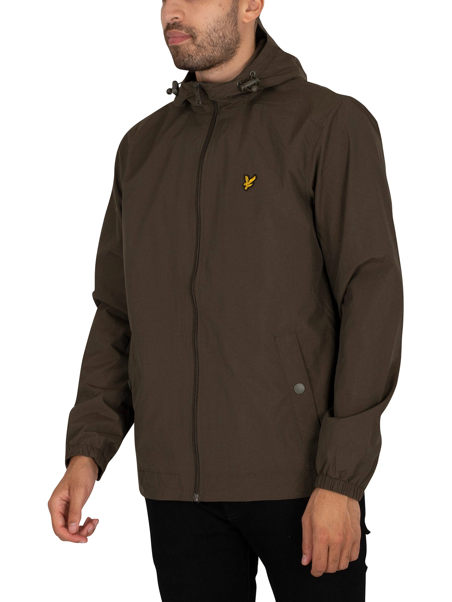 Lyle & Scott Zip Through Hooded Jacket - Olive Lyle & Scott Zip Through Hooded Jacket - Olive -Standout Store 40647b