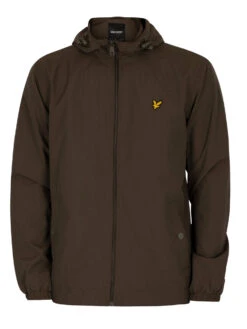 Lyle & Scott Zip Through Hooded Jacket - Olive 9 Lyle & Scott Zip Through Hooded Jacket - Olive -Standout Store 40647h