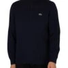 Lacoste Half Zip Sweatshirt - Navy 1 Lacoste Half Zip Sweatshirt - Navy -Standout Store 40861a