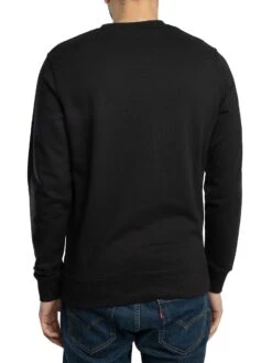 Lyle & Scott Logo Sweatshirt - Jet Black -Standout Store 40874c 1