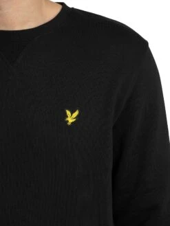 Lyle & Scott Logo Sweatshirt - Jet Black -Standout Store 40874d 1