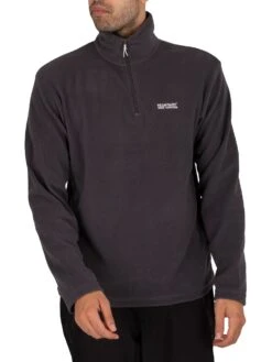 Regatta Thompson Fleece Zip Sweatshirt - Iron