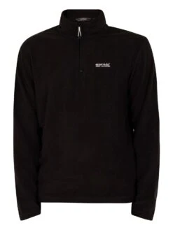 Regatta Thompson Fleece Zip Sweatshirt - Black -Standout Store 41030e
