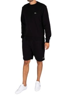 Lacoste Logo Sweatshirt - Black -Standout Store 44111e