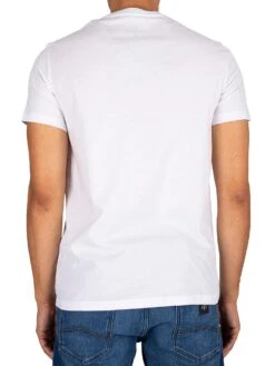 Armani Exchange Printed Graphic T-Shirt - White -Standout Store 44420c