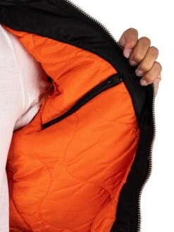 Schott Removable Badge Bomber Jacket - Black -Standout Store 44588f