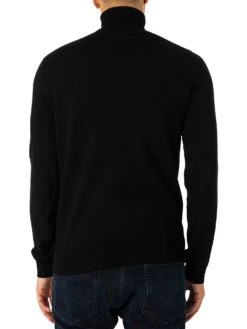 HUGO San Thomas Collar Knit - Black -Standout Store 45346c