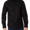 Armani Exchange Slim Logo Woven Shirt - Black