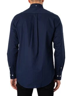GANT Regular Poplin Shirt - Marine -Standout Store 47459c
