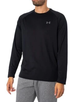 Under Armour Tech Long Sleeve T-Shirt - Black 3 Under Armour Tech Long Sleeve T-Shirt - Black -Standout Store 47871b