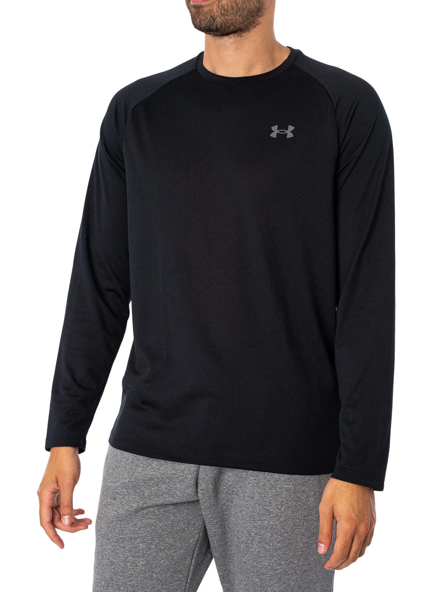 Under Armour Tech Long Sleeve T-Shirt - Black Under Armour Tech Long Sleeve T-Shirt - Black -Standout Store 47871b