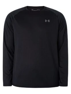 Under Armour Tech Long Sleeve T-Shirt - Black 7 Under Armour Tech Long Sleeve T-Shirt - Black -Standout Store 47871f