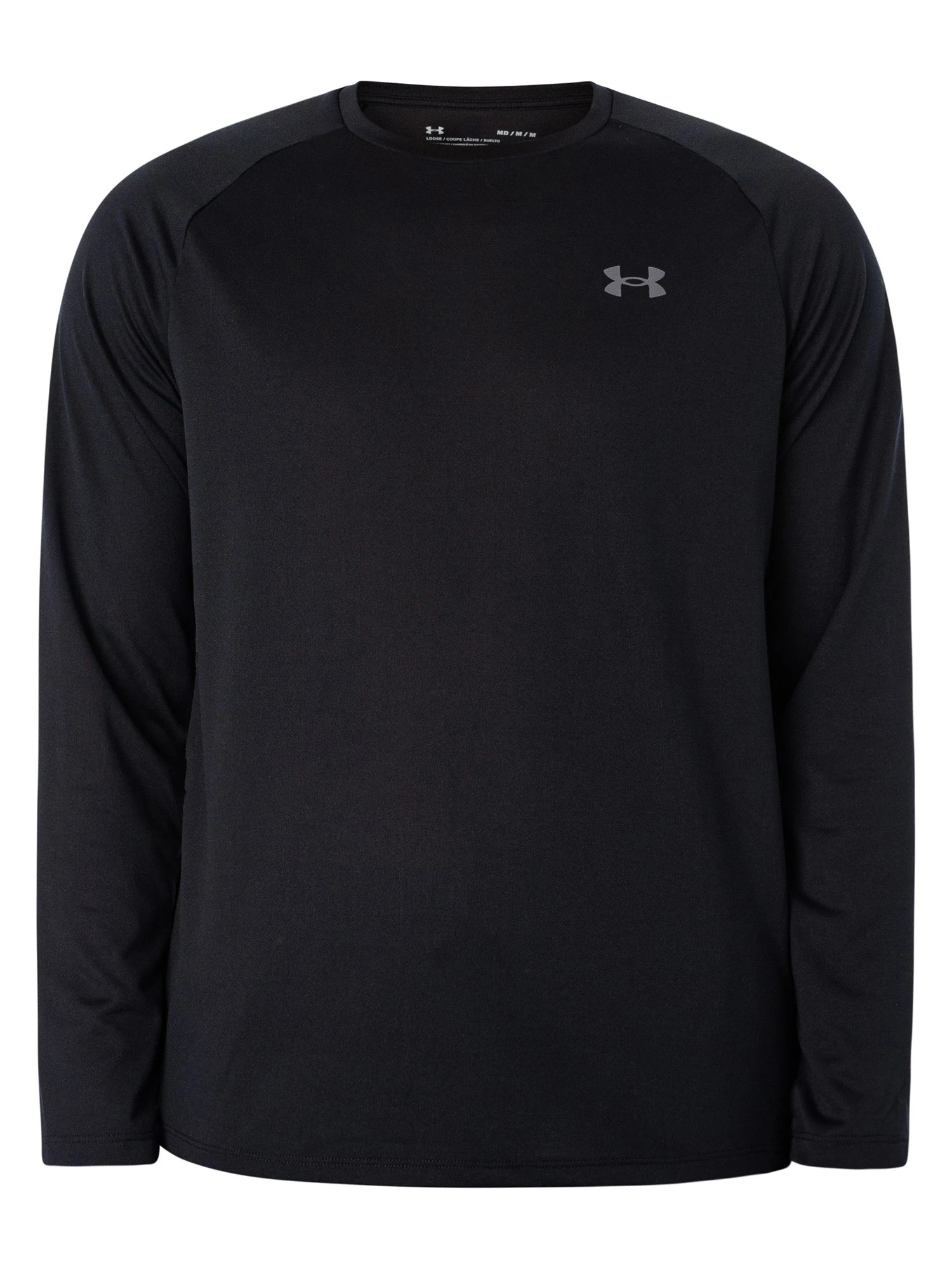 Under Armour Tech Long Sleeve T-Shirt - Black Under Armour Tech Long Sleeve T-Shirt - Black -Standout Store 47871f