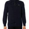 GANT Casual Half-Zip Knit - Evening Blue