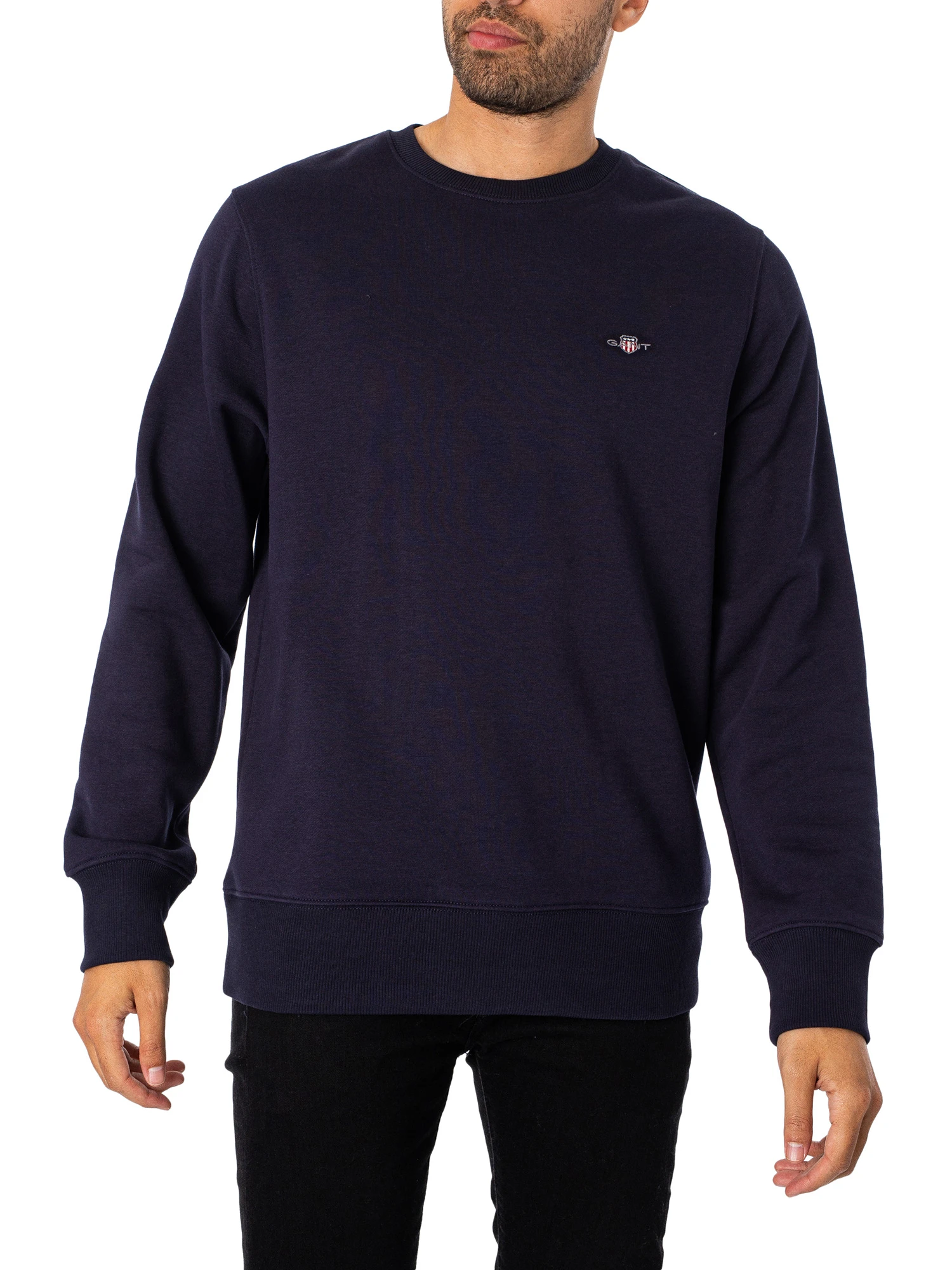 GANT Regular Shield Sweatshirt- Evening Blue GANT Regular Shield Sweatshirt- Evening Blue -Standout Store 47963b