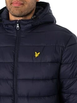 Lyle & Scott Wadded Jacket - Dark Navy -Standout Store 48378d