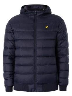 Lyle & Scott Wadded Jacket - Dark Navy -Standout Store 48378h