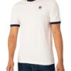 Fila Marconi T-Shirt - Gardenia/Navy 2 Fila Marconi T-Shirt - Gardenia/Navy -Standout Store 48526a
