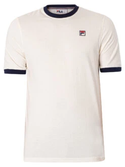 Fila Marconi T-Shirt - Gardenia/Navy -Standout Store 48526e