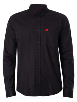 HUGO Evito Slim Shirt - Black -Standout Store 49281f
